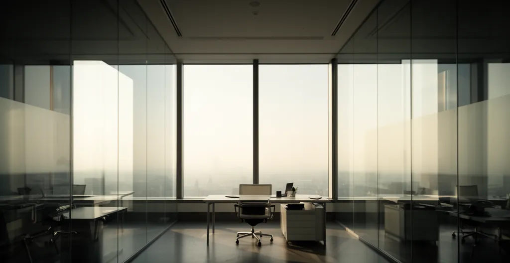 Entrepreneur dans un bureau moderne analysant des graphiques financiers pour lever du capital