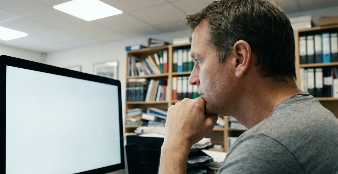 Chef d'entreprise calculant le coût d'une rupture conventionnelle